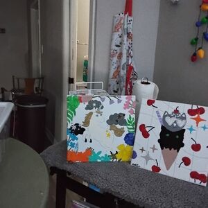 Colorful Abstract Art Canvas Set